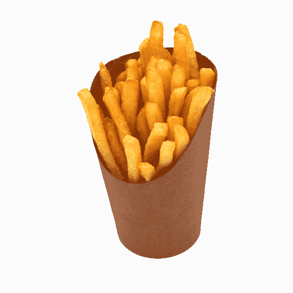 15520 coated thin cut fries 7 7 - Batatas fritas finas com cobertura  7/7 mm