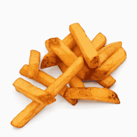 32955 coated belgian fries skin on - Gecoate Belgische frieten met schil