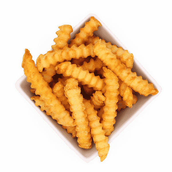 34225 coated krisspy crinkles - Coated  Wellenschnitt Pommes frites 12/12 mm