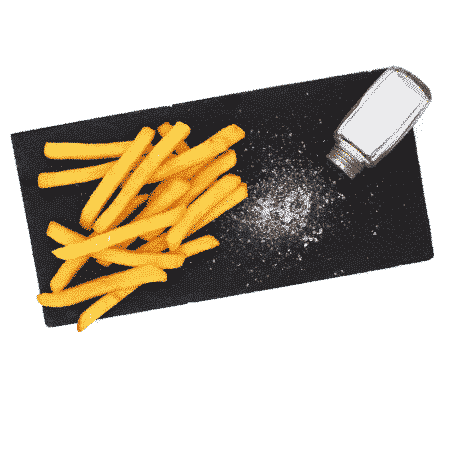 34550 salted coated classic cut fries 9 9 3 8 - 塩味コーティング クラシック・カット　9/9 mm